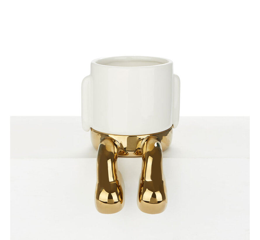 Gouden Bloempot met Hangende Poten – Balvi Mr. Dangly Gold Edition