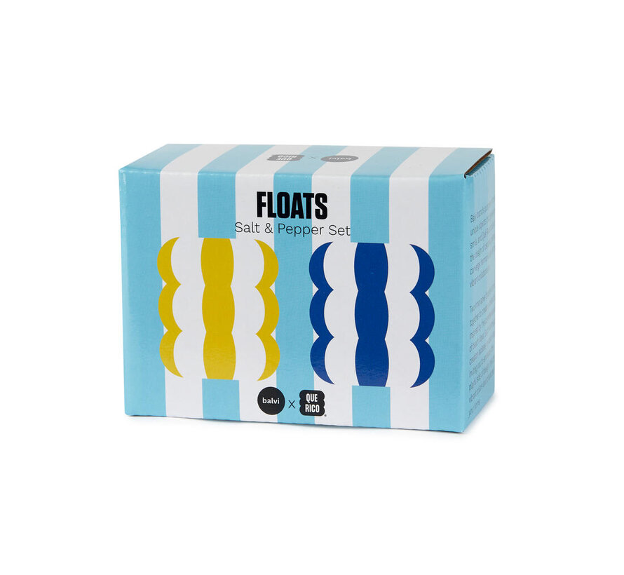 Peper- en Zoutstel Gestreept – Balvi Floats Salt & Pepper Set