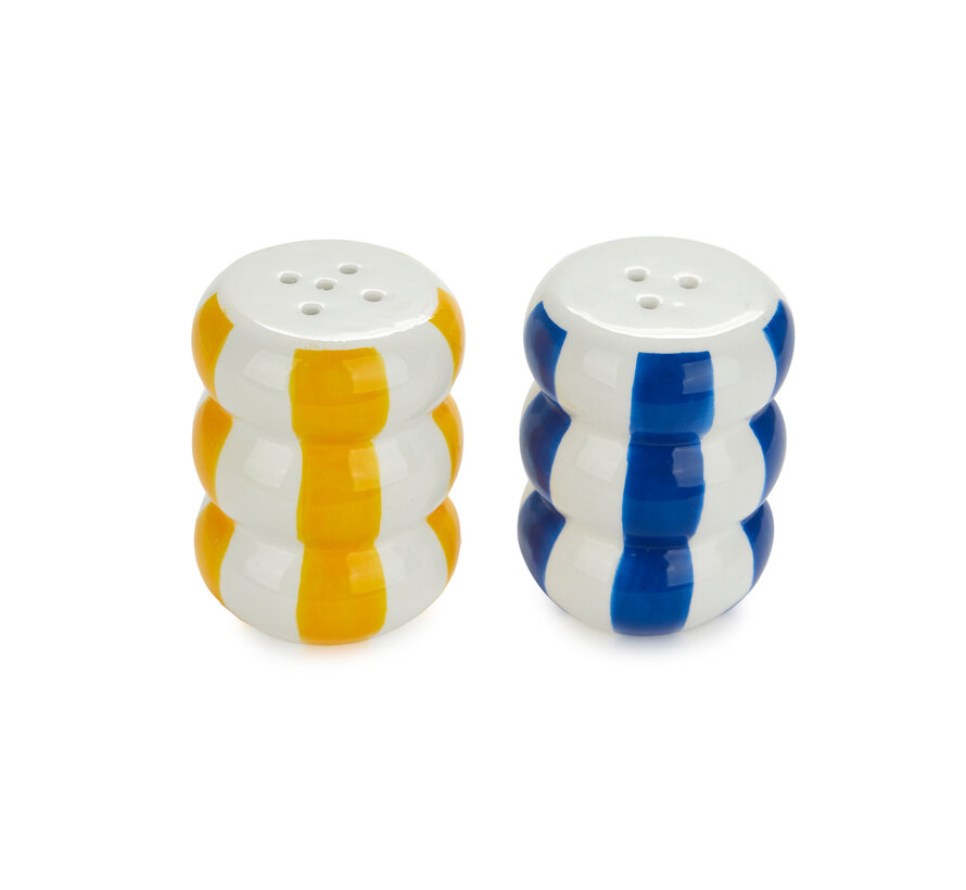 Peper- en Zoutstel Gestreept – Balvi Floats Salt & Pepper Set