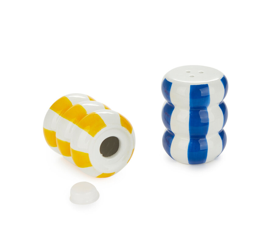 Peper- en Zoutstel Gestreept – Balvi Floats Salt & Pepper Set