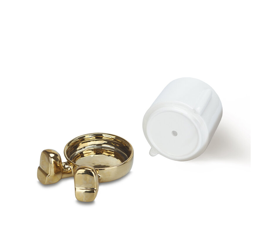 Bloempot Zittend Mannetje Goud – Balvi Mr. Sitty Gold Edition