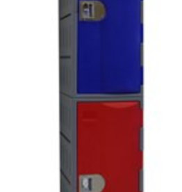 Kunststoff Fächerschrank - E-II-2 - Zylinderschloss