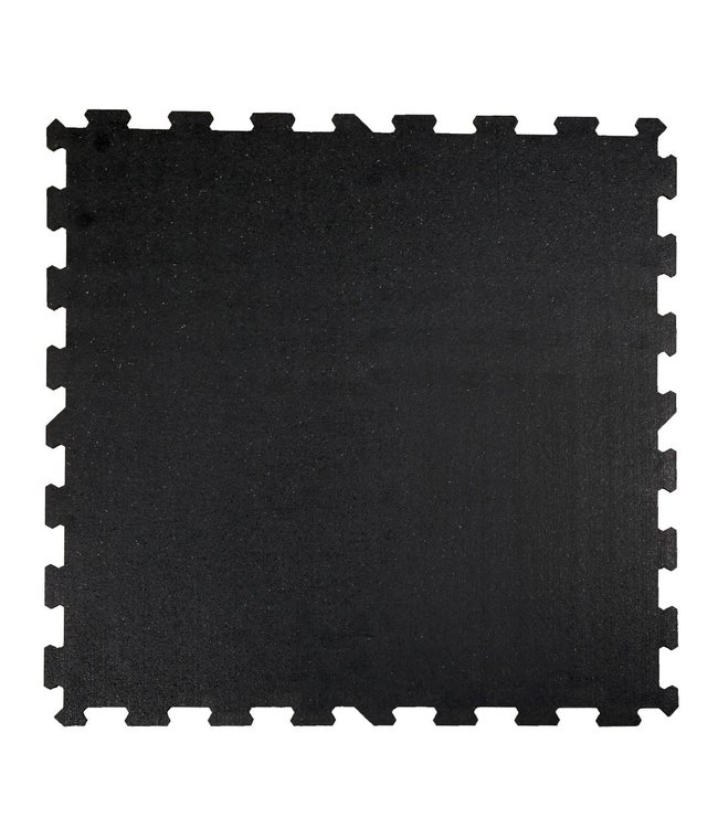 PROSOURCEFIT Extra Thick Exercise Puzzle Mat Black 24 in. x 24 in