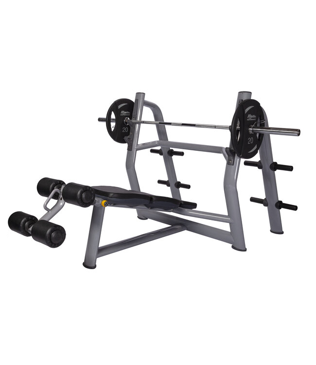 Athletic Performance Olympic Decline Bench Blue Line