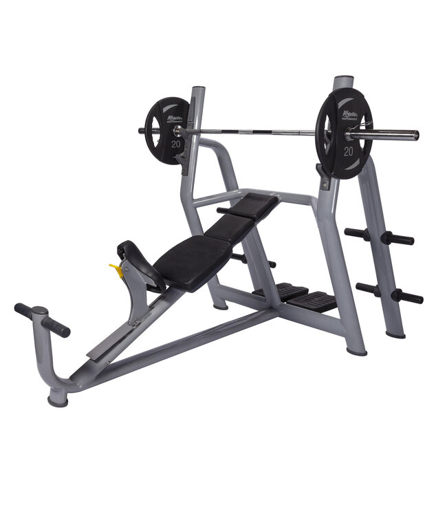 Athletic Performance Olympic Incline Bench Blue Line