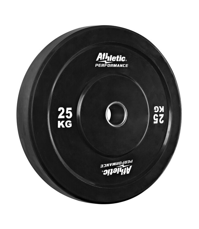 Athletic Performance Black Bumper Plate - 50 mm