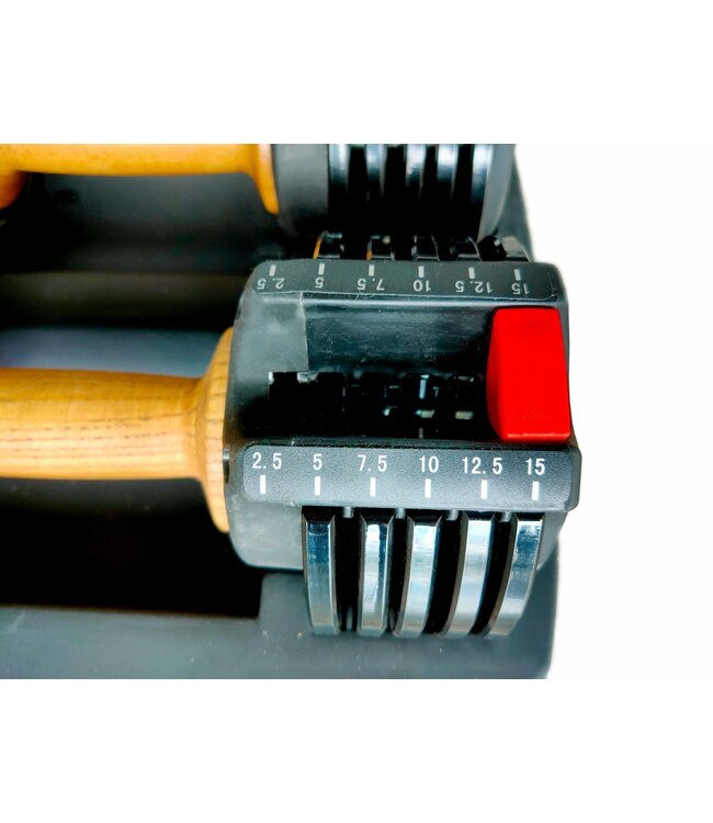 Athletic Performance Adjustable Dumbbell wood