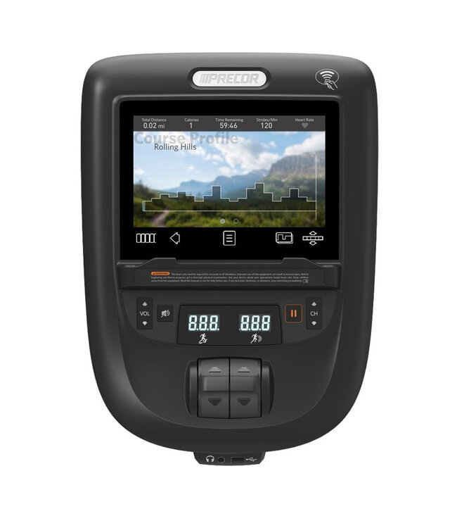 Precor EFX 865 with  converging crossramp