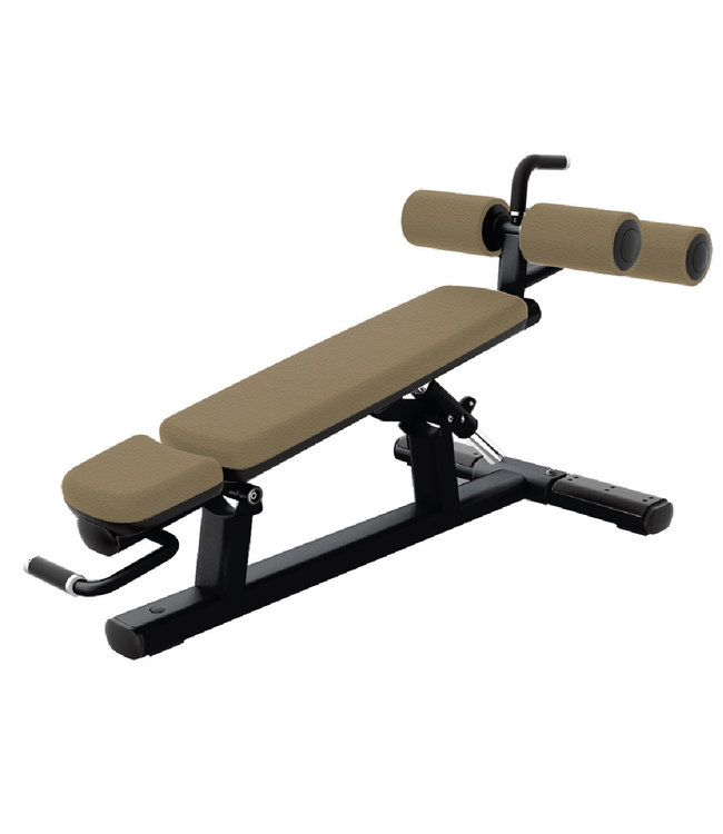 Life Fitness verstellbare Negativ-Bauchbank