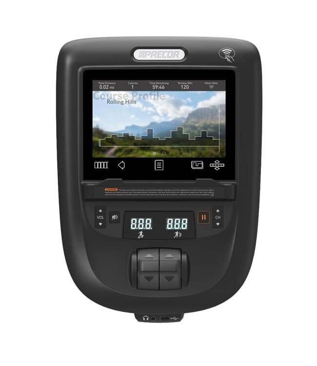 Precor EFX 865 with  converging crossramp