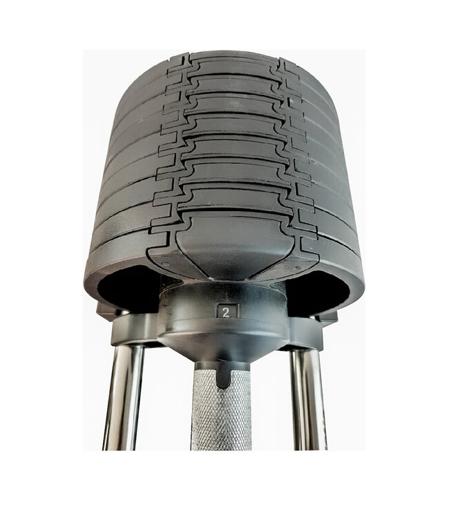 Athletic Performance Adjustable Dumbbellset + Rack