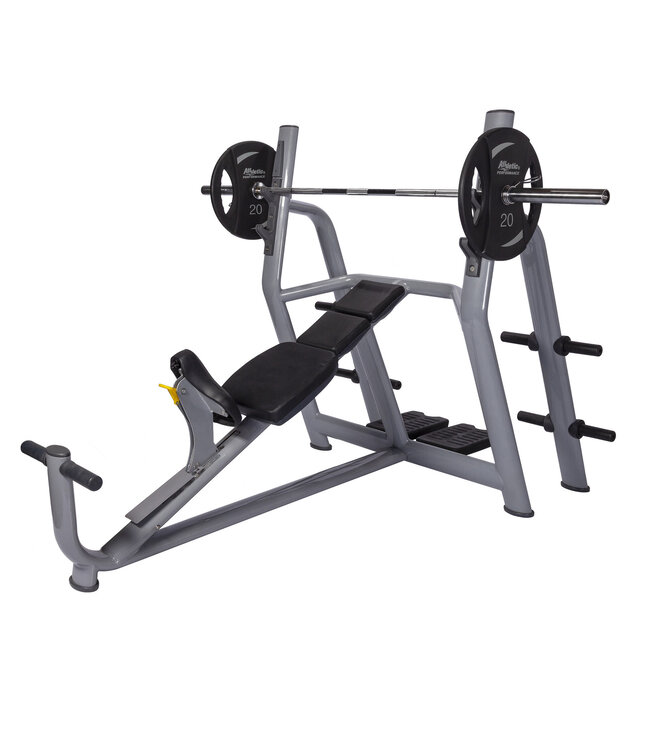 Athletic Performance Olympic Incline Bench Blue Line