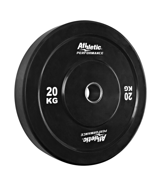Athletic Performance Black Bumper Plate - 50 mm