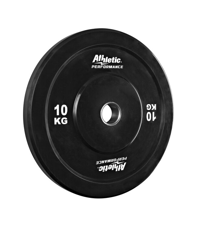 Athletic Performance Black Bumper Plate - 50 mm