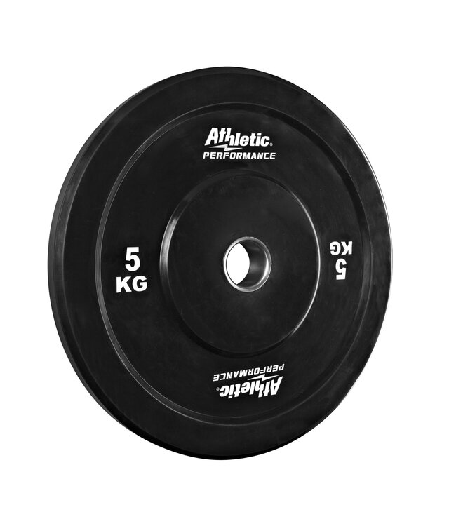 Athletic Performance Black Bumper Plate - 50 mm