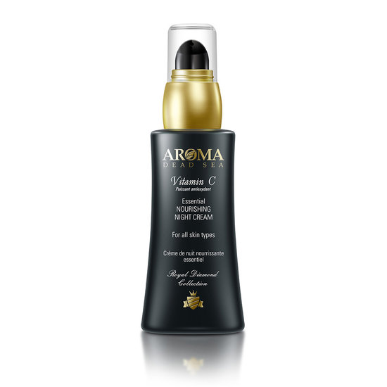 Aroma Dead Sea Royal Diamond voedende nachtcrème met vitamine C
