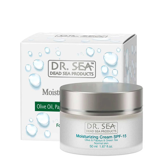Dr. Sea Dagcrème - Olijfolie & Papaya & Groene Thee SPF15