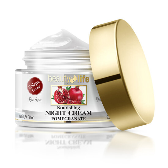 Beauty Life Voedende nachtcrème met granaatappel extract