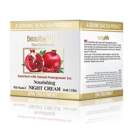 Beauty Life Voedende nachtcrème met granaatappel extract