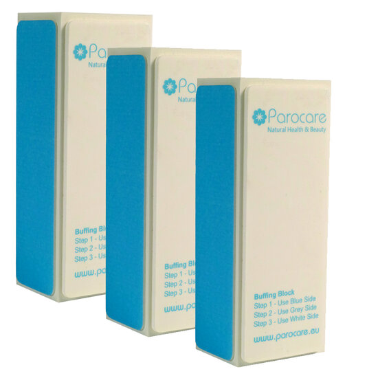 Parocare Premium Polijstblok voor prachtig glanzende nagels