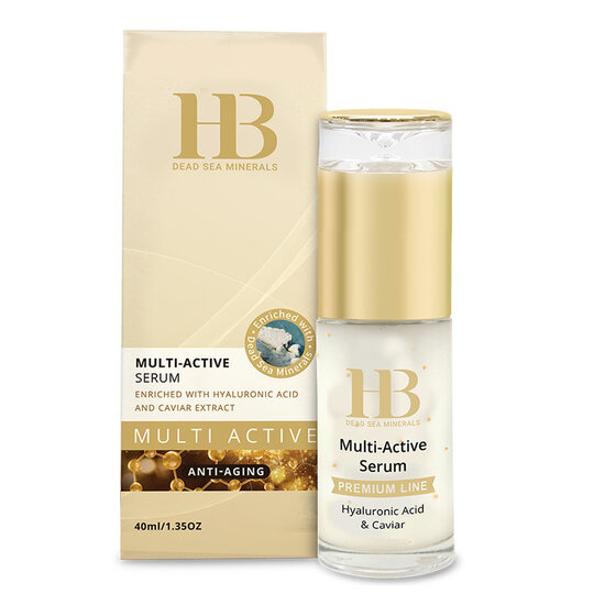 HB Dead Sea Minerals Multi-Active Serum met Hyaluronzuur & Kaviaar