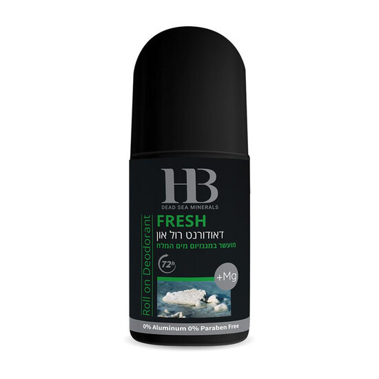 HB Dead Sea Minerals Fresh Deodorant Roller voor Mannen – Langdurige Frisheid & Bescherming