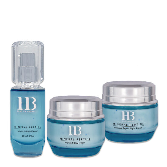 HB Dead Sea Minerals Minerale Peptide Set – 3 Producten naar Keuze