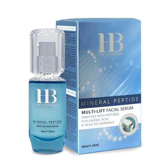 HB Dead Sea Minerals Multi-Lift Mineral Peptide Serum – Intensieve Versteviging, Hydratatie & Rimpelvermindering