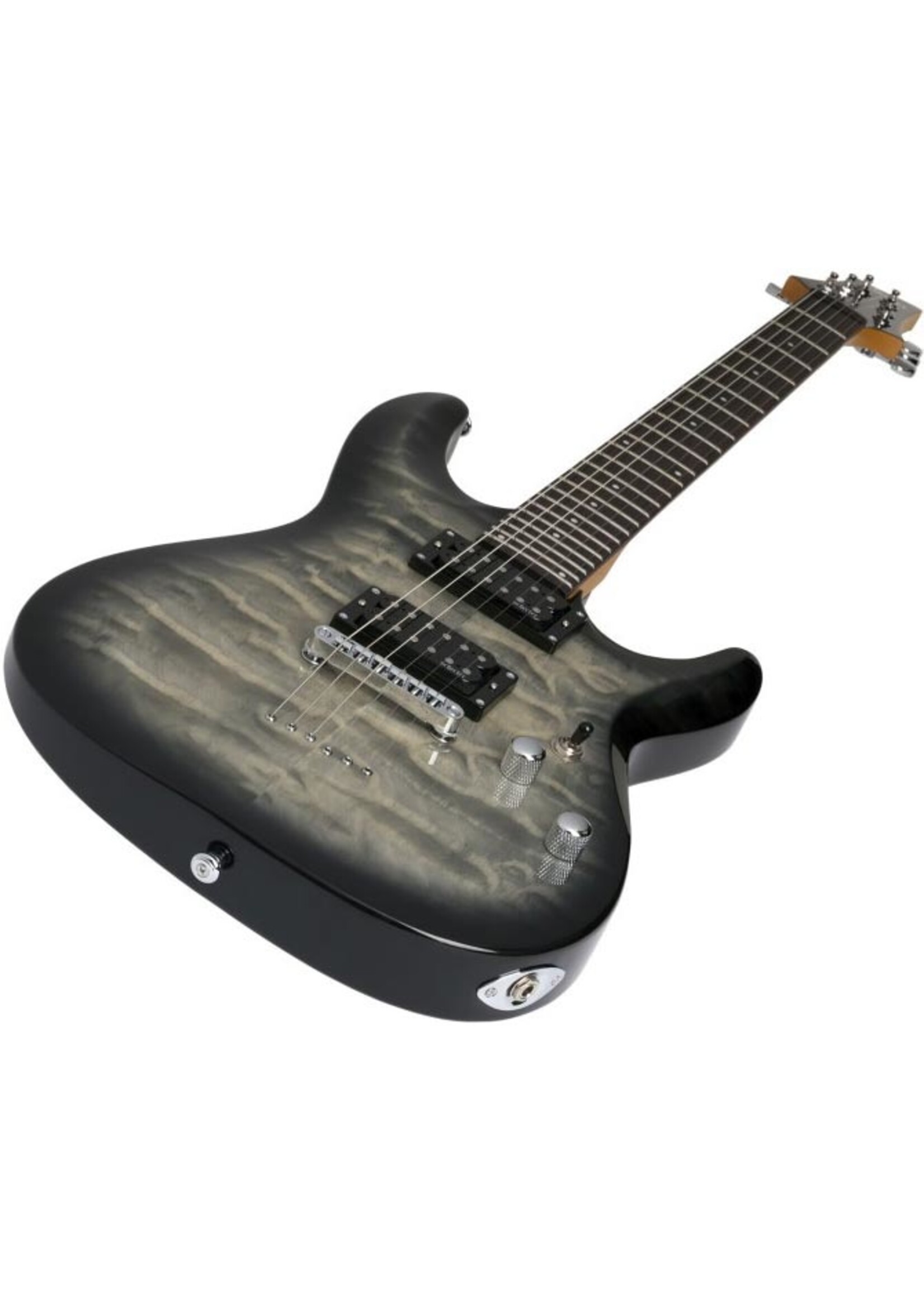 Schecter Schecter C-6 Plus /  Elektrische gitaar Charcoal Burst