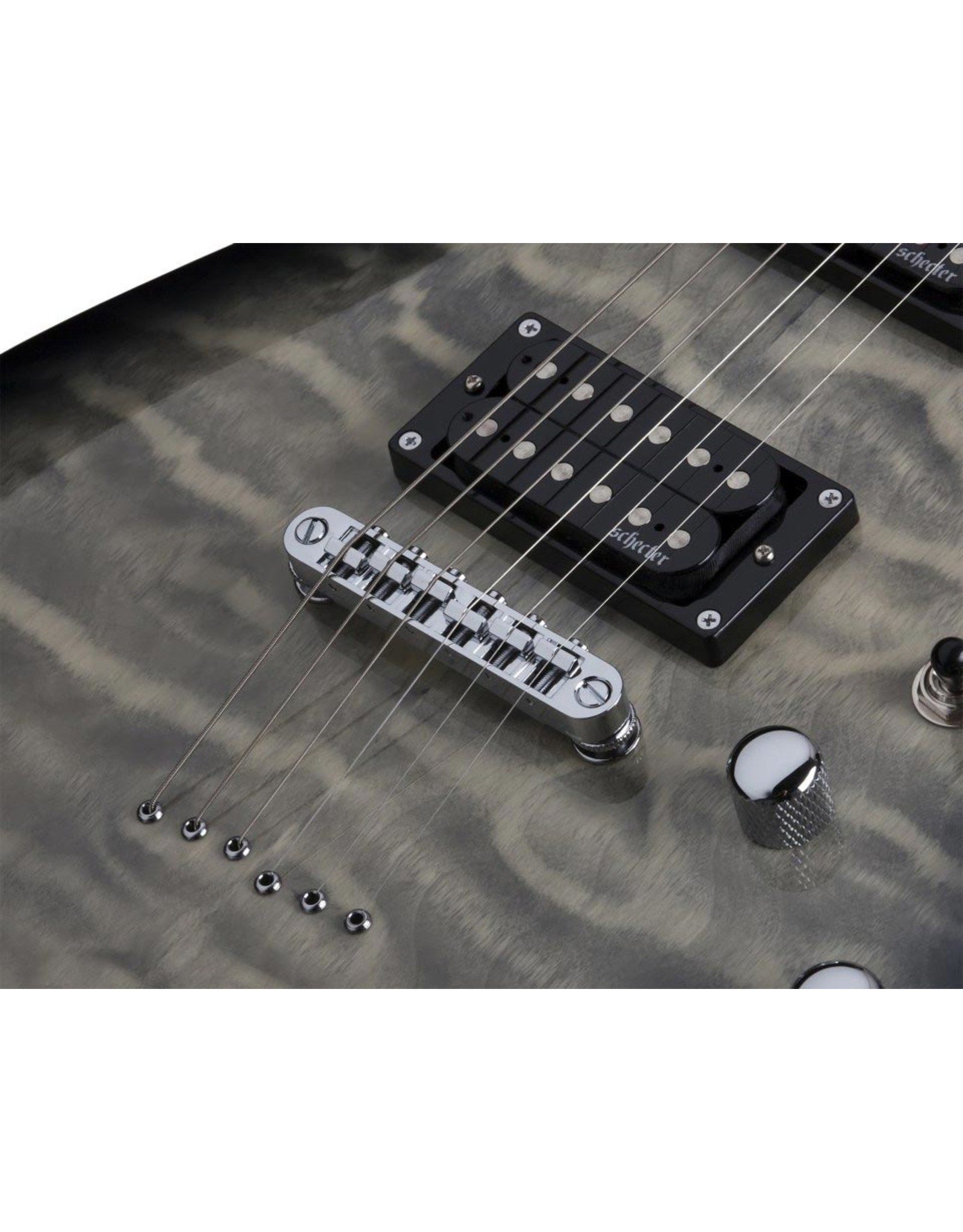 Schecter Schecter C-6 Plus /  Elektrische gitaar Charcoal Burst