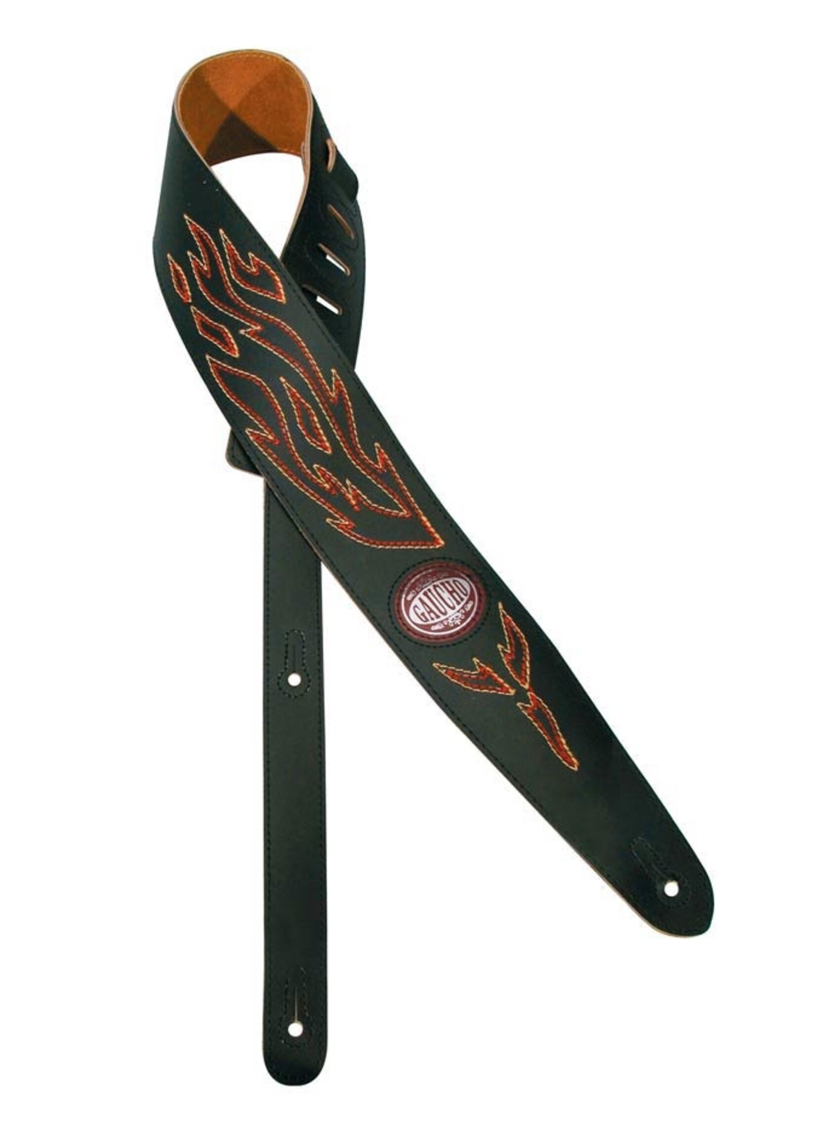 Gaucho Gaucho Silhouet Series gitaarriem GST-550-BK