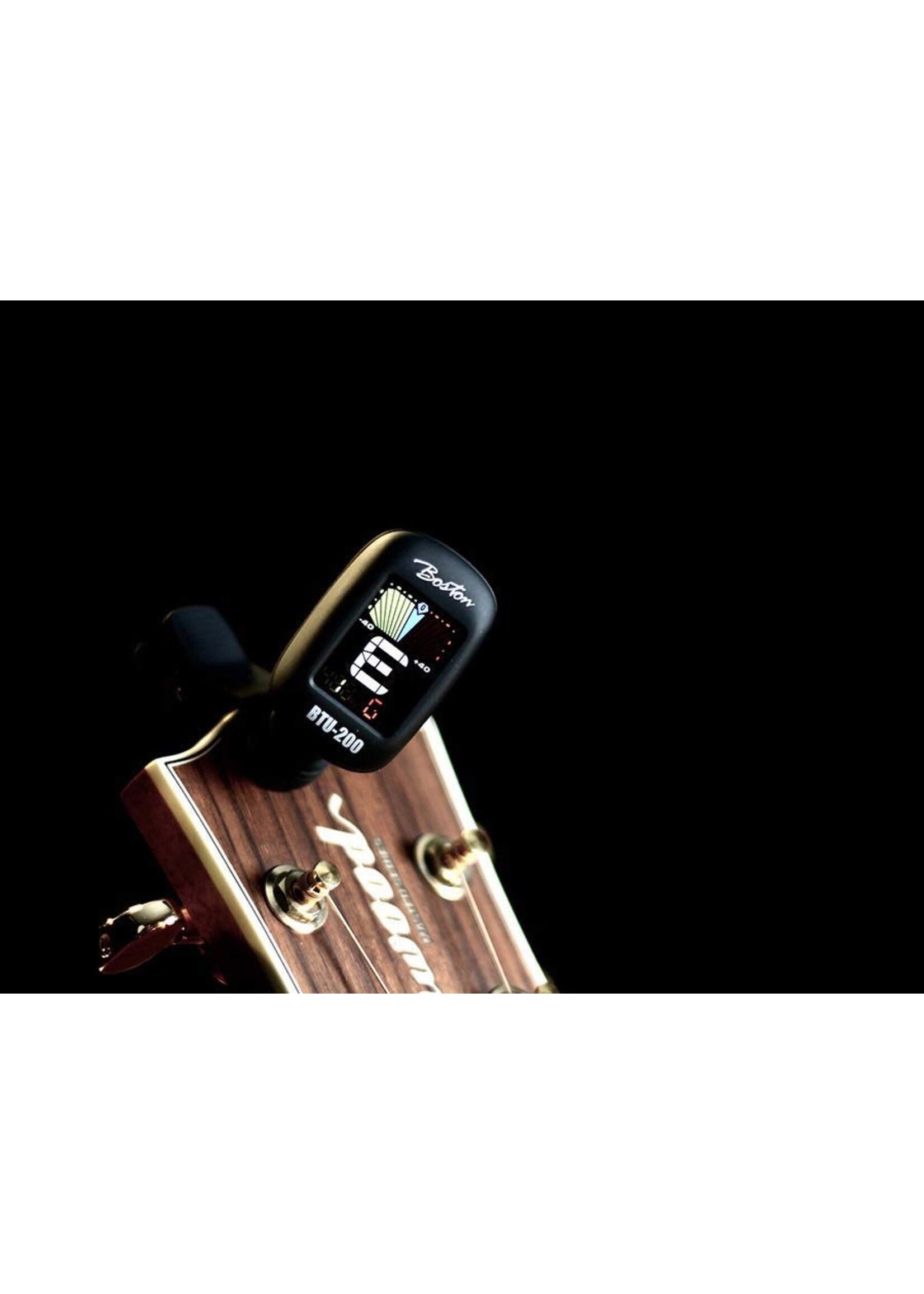 Boston   Boston chromatische clip-on tuner (ook G+B+U+V) full colour display BTU-200
