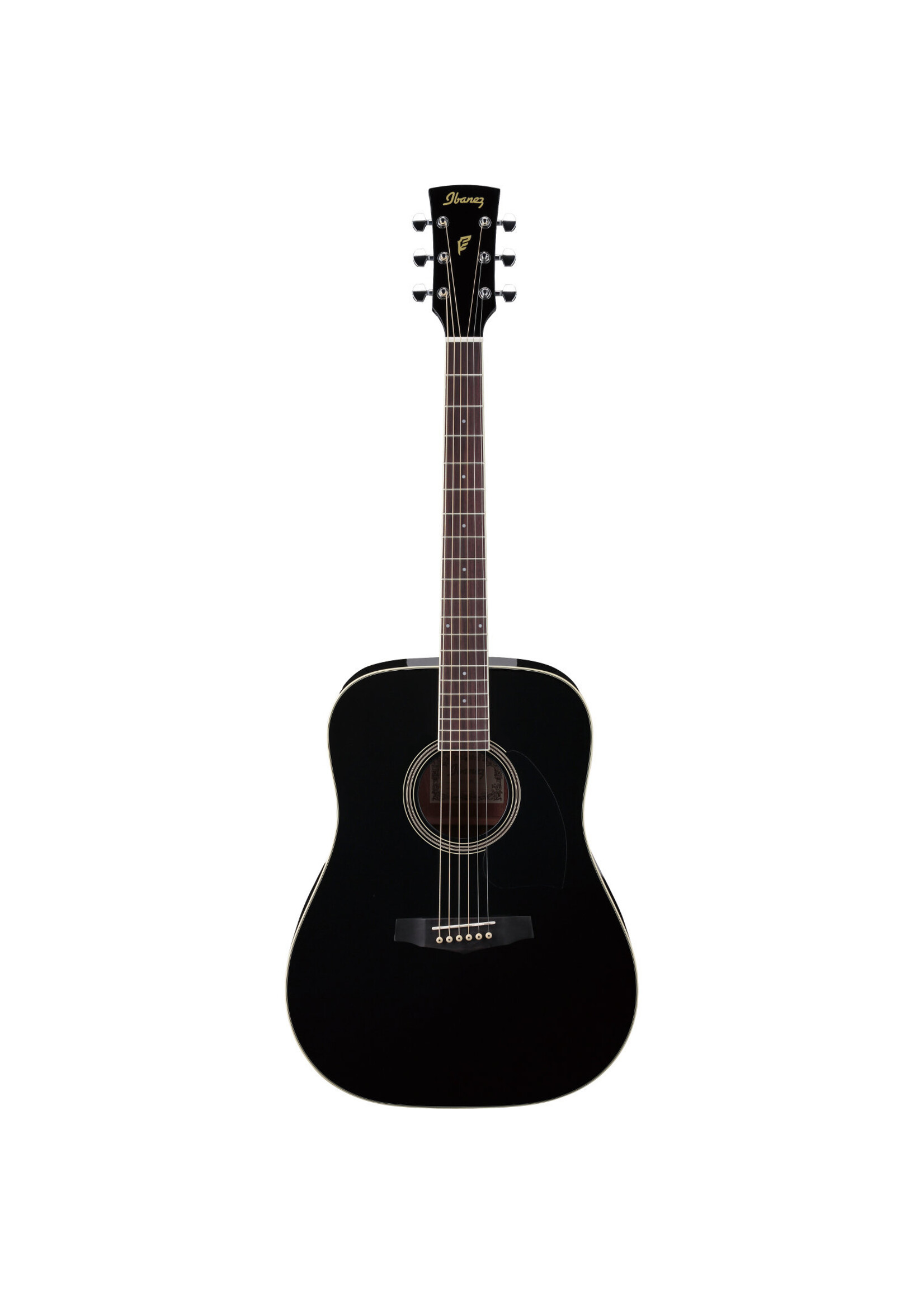 Ibanez Ibanez PF15-BK dreadnought-model akoestische westerngitaar zwart