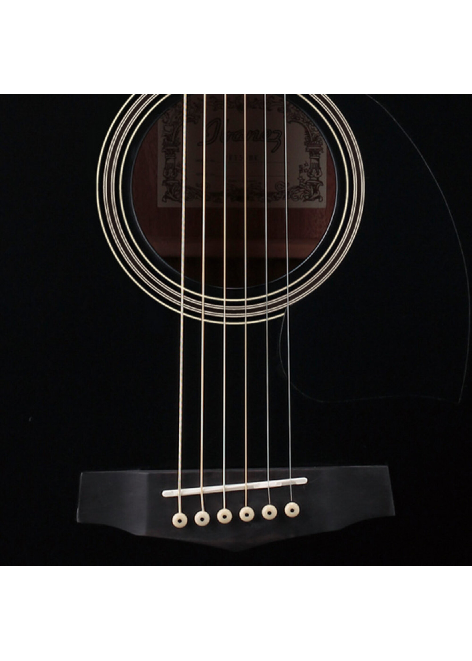 Ibanez Ibanez PF15-BK dreadnought-model akoestische westerngitaar zwart