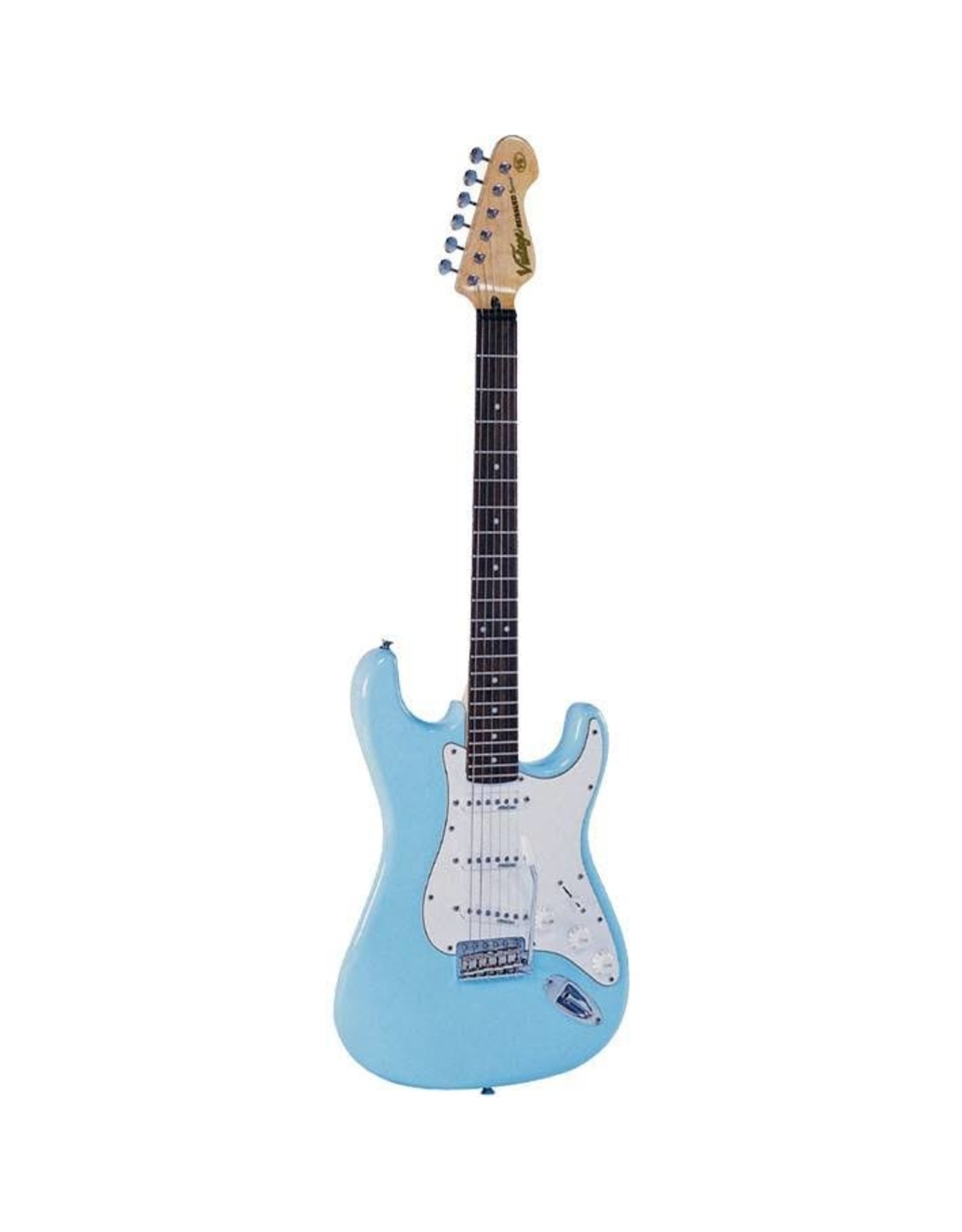 Vintage V6LB Elektrische gitaar Blue kopen? Hidding - Muziekhuis Hidding