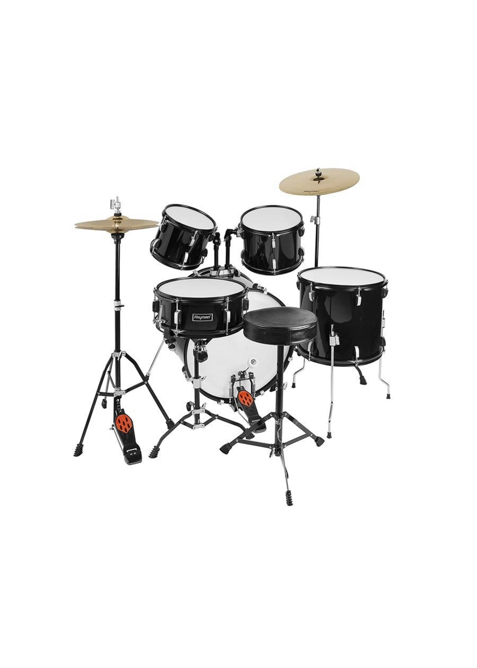 Hayman HM-100-BK| Hayman Start Series 5-delig drumstel