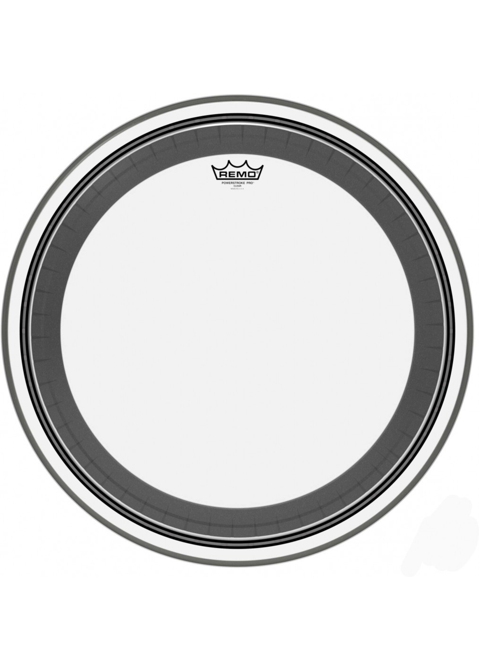 Remo Remo PR-1322-00 / 22" Powerstroke Pro transparant basdrumvel