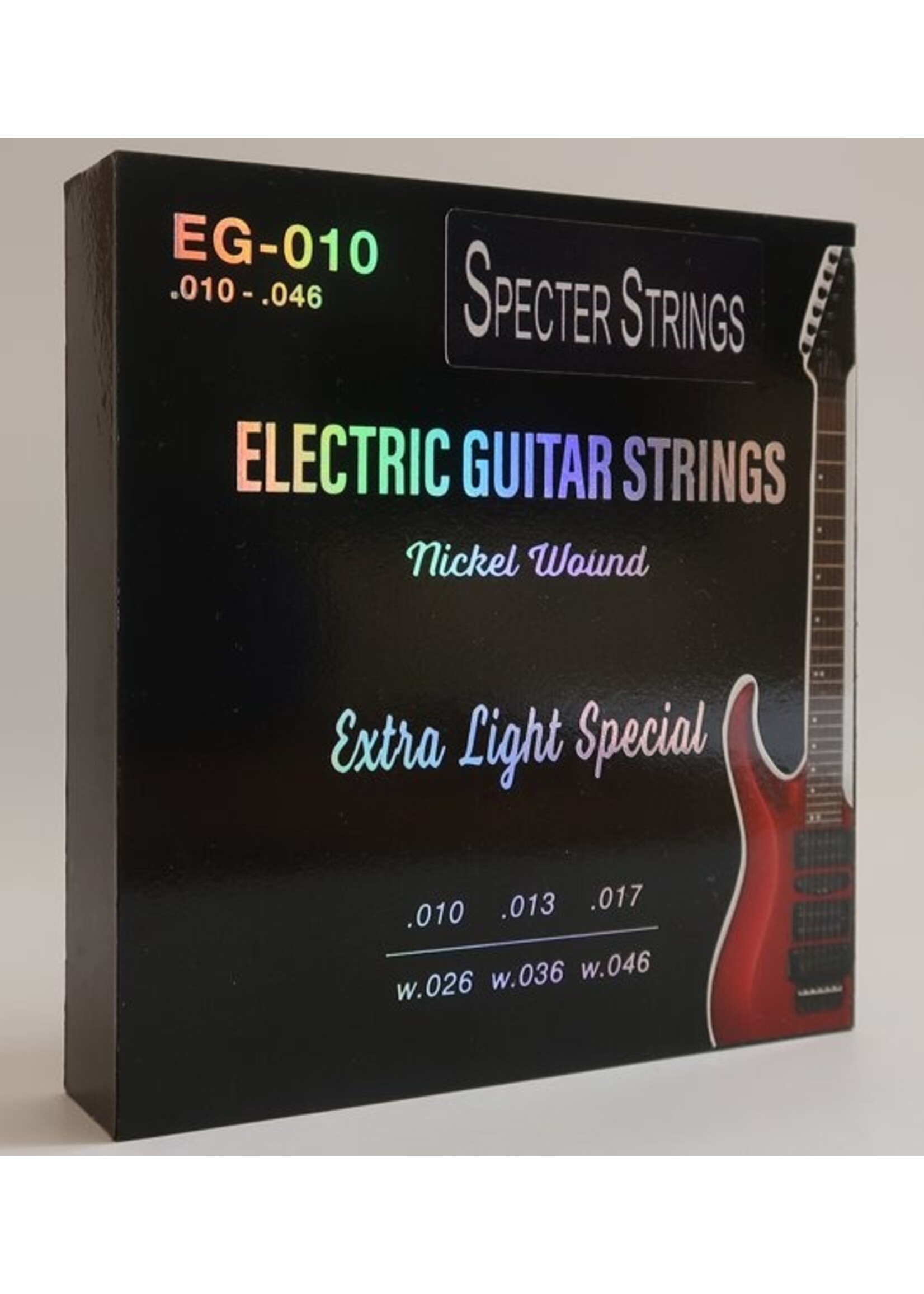 Specter Strings Specter Strings professionele snaren voor de elektrische gitaar set .010 Nickel - snarenset