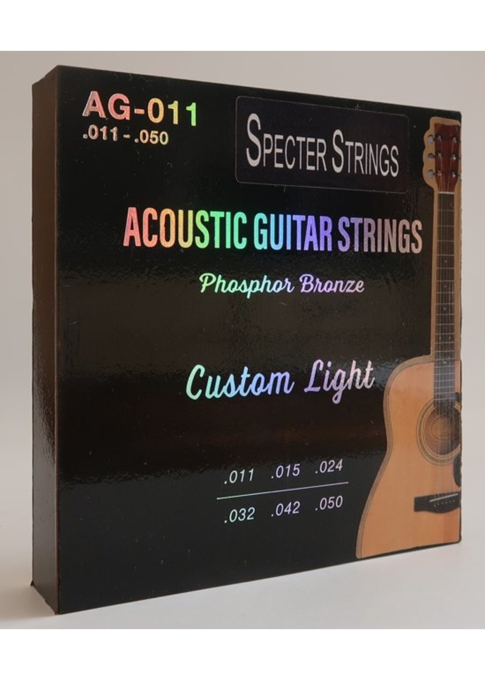 Specter Strings Specter Strings professionele snaren voor de akoestische gitaar (western gitaar) set .011 Bronze - snarenset