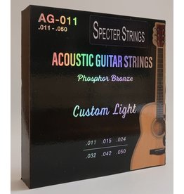 Specter Strings Specter Strings professionele snaren voor de akoestische gitaar (western gitaar) set .011 Bronze - snarenset