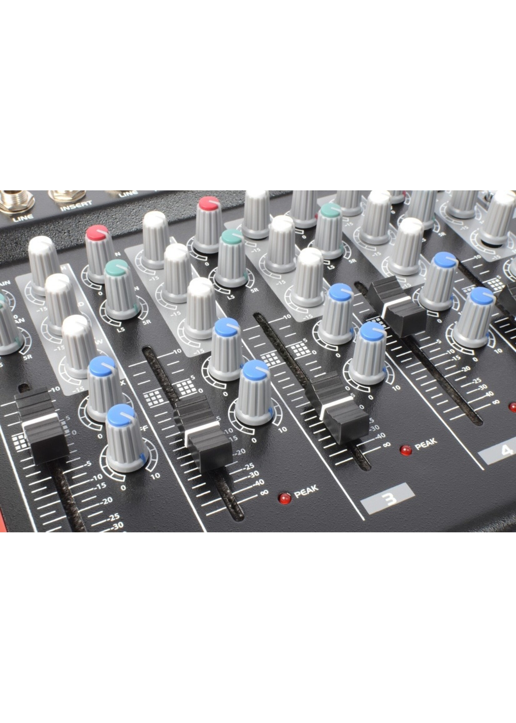 Power Dynamics Power Dynamics PDM-L905 Muziek Mixer 9-Kanaals MP3/ECHO