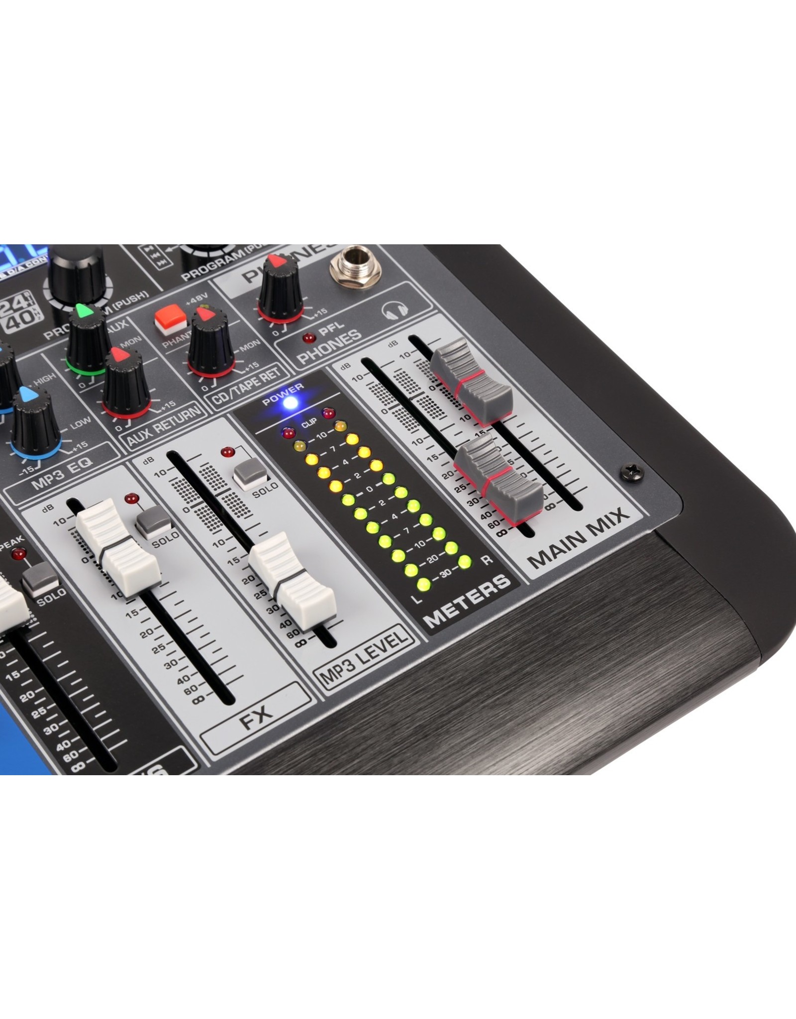 Power Dynamics Power Dynamics PDM-S604 6-Kanaals Professionele Analoge Mixer