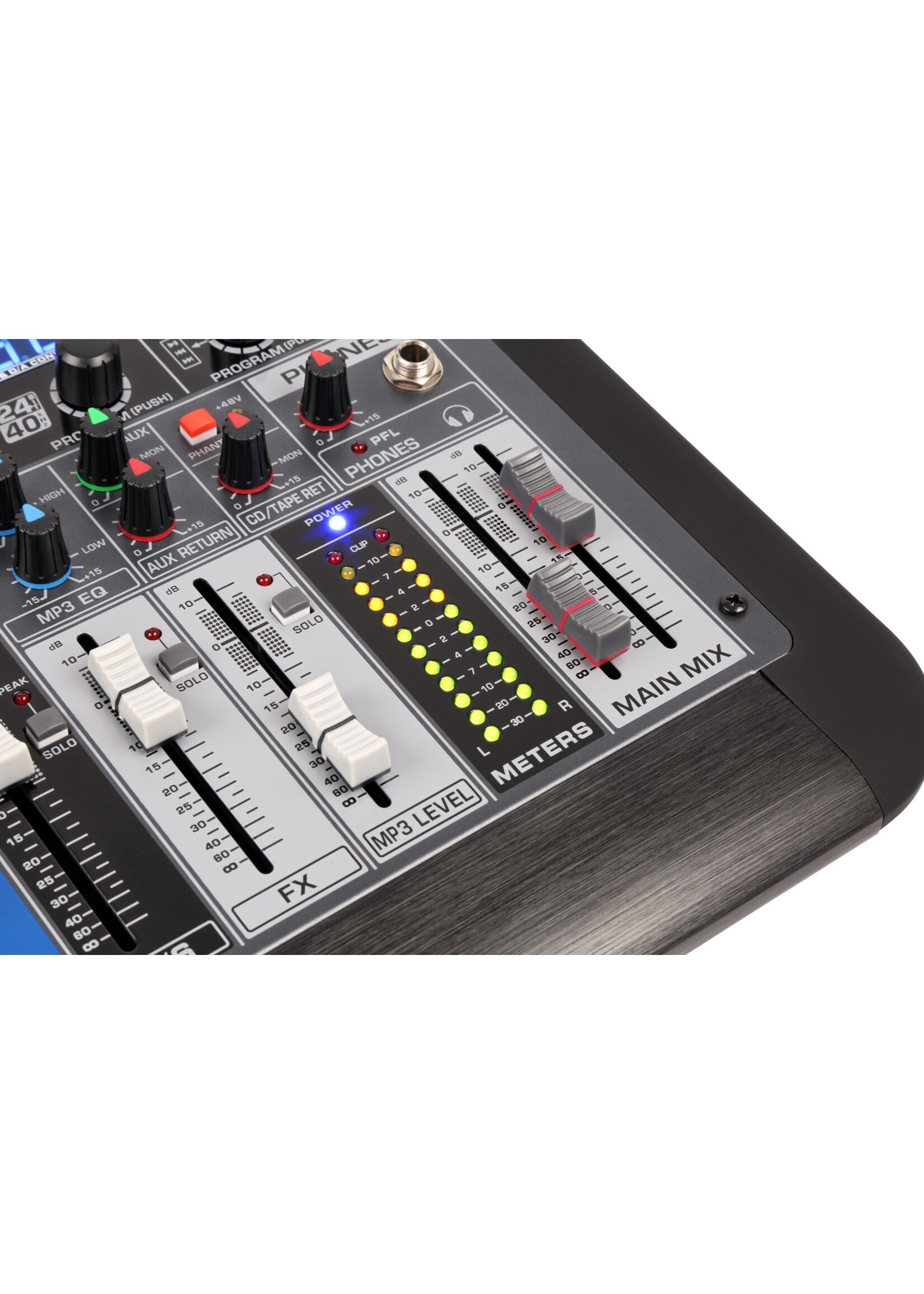 Power Dynamics Power Dynamics PDM-S604 6-Kanaals Professionele Analoge Mixer