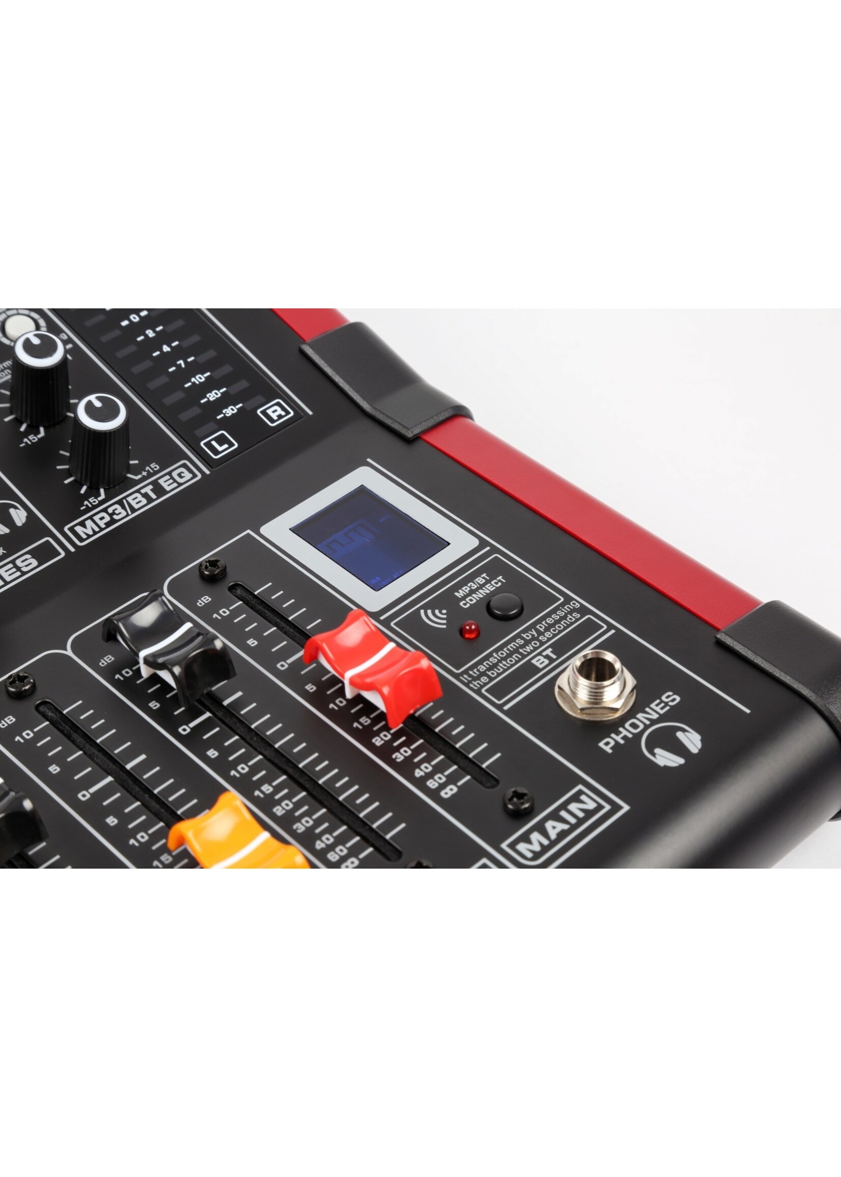 Power Dynamics Power Dynamics 6-Kanalen  studiomixer / PDM-M604