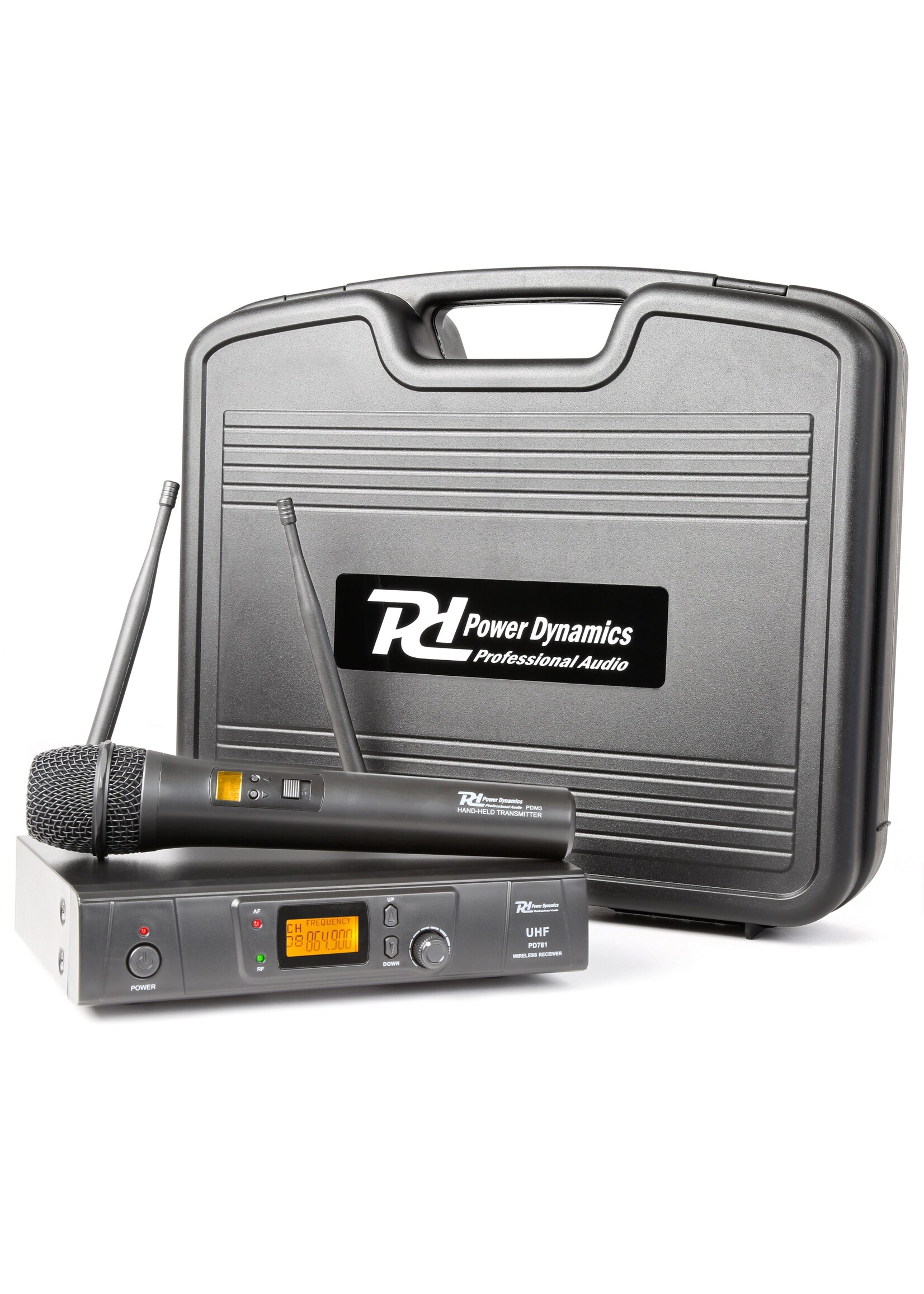 Power Dynamics Power Dynamics PD781 1x 8-Kanaals UHF Draadloos Microfoonsysteem met Microfoon