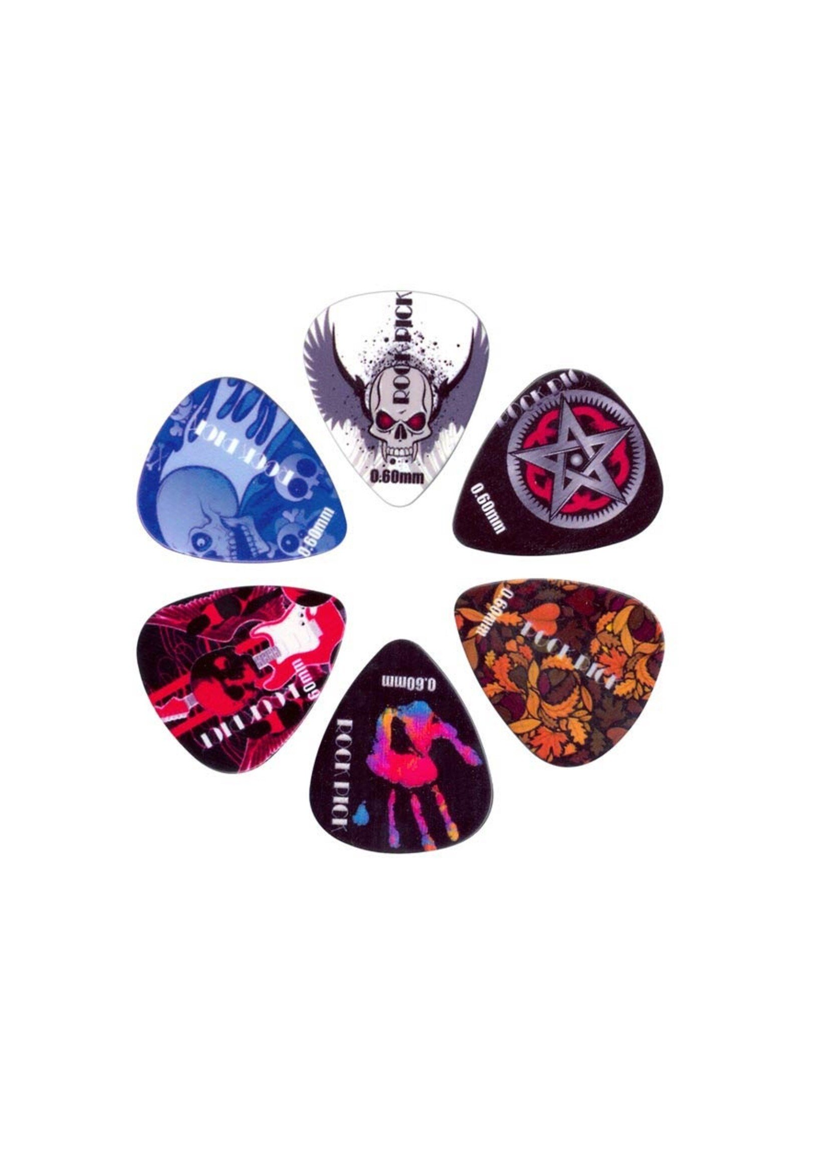 Boston  BRP6-060| Boston Rock Picks plectrum 6-pack
