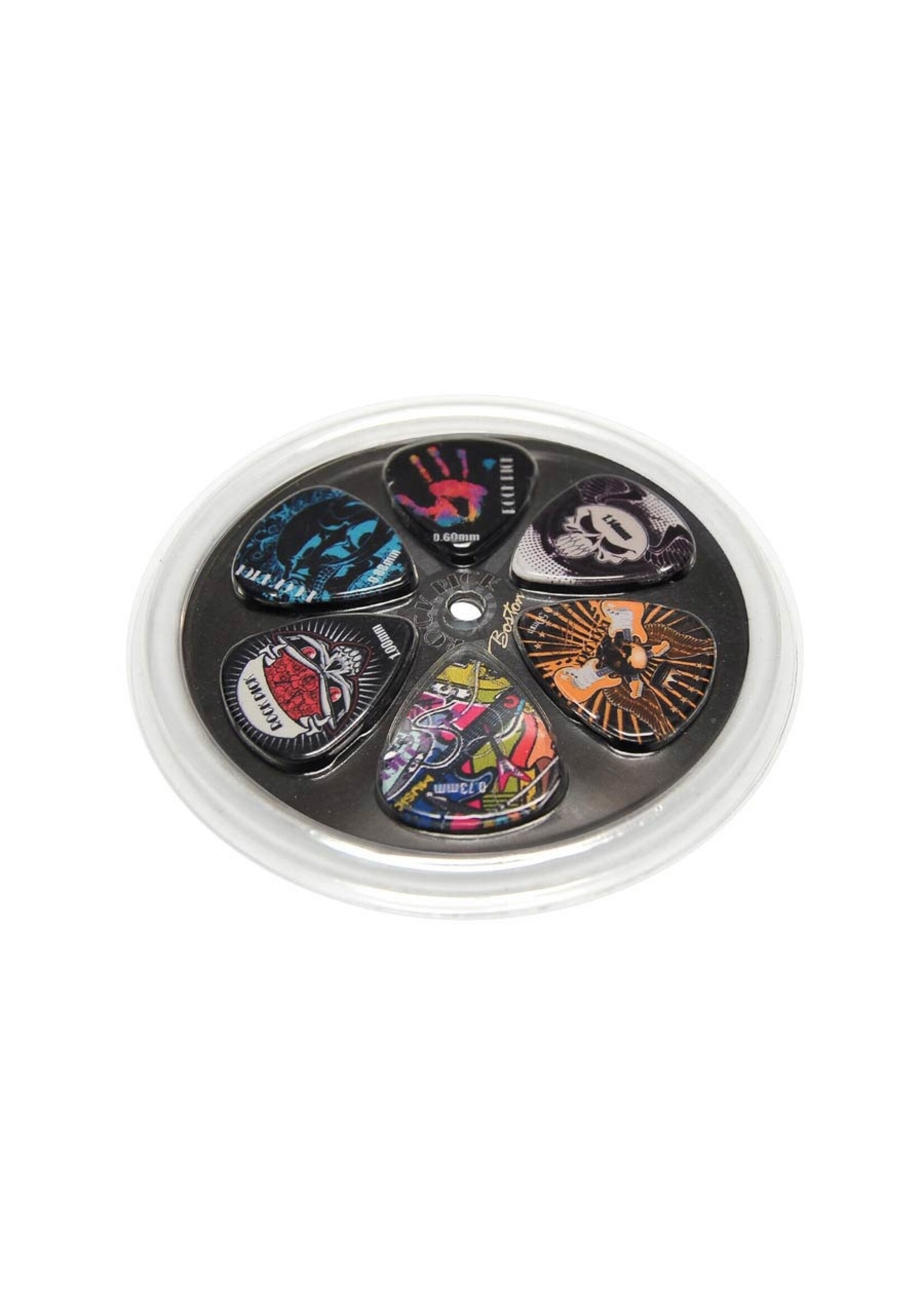 Boston  BRP6-MIX| Boston Rock Picks plectrum 6-pack