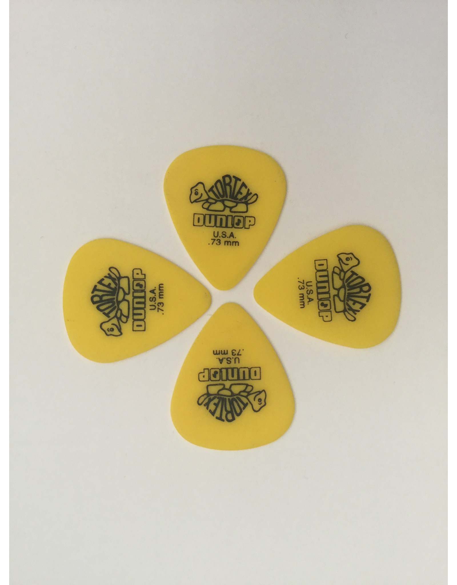 Dunlop 418-R-73| 4x Dunlop Tortex Standard 0.73 mm. plectra