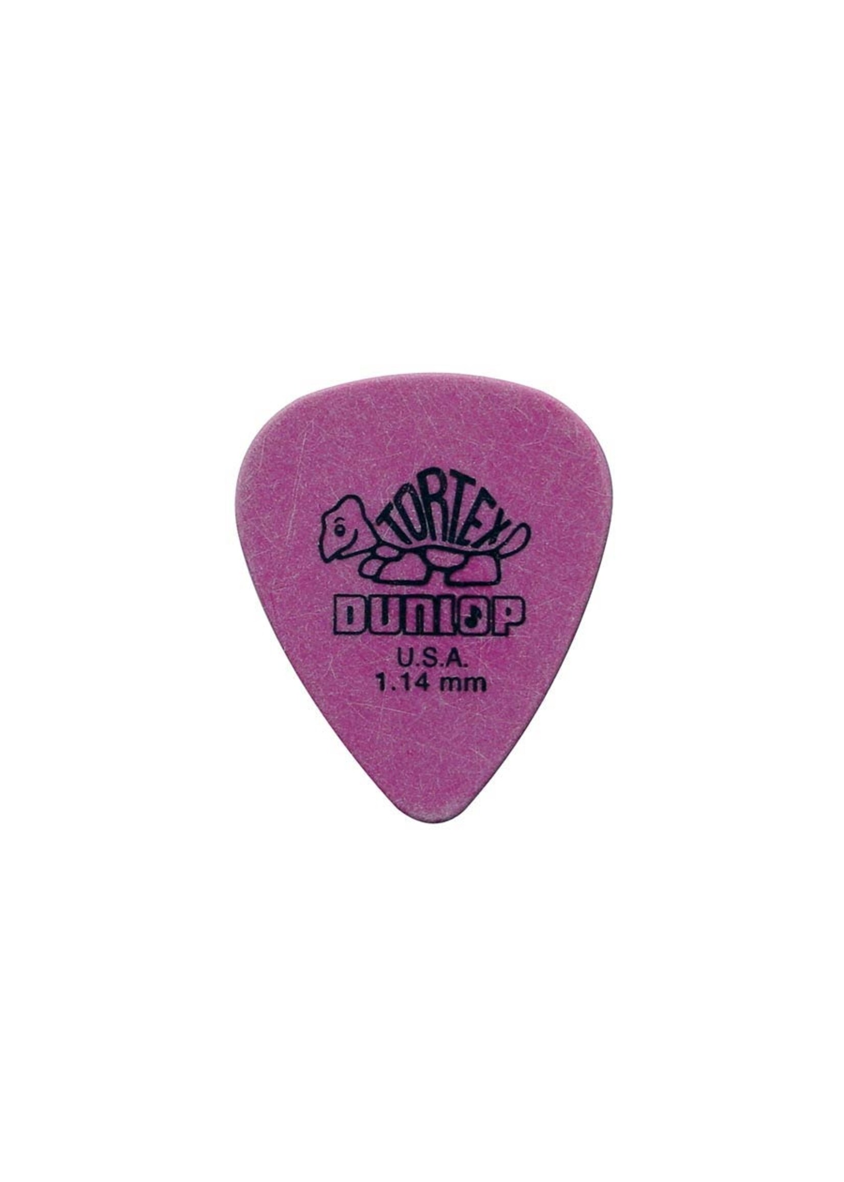 Dunlop 418-R-114| 4x Dunlop Tortex Standard 1.14 mm. plectra