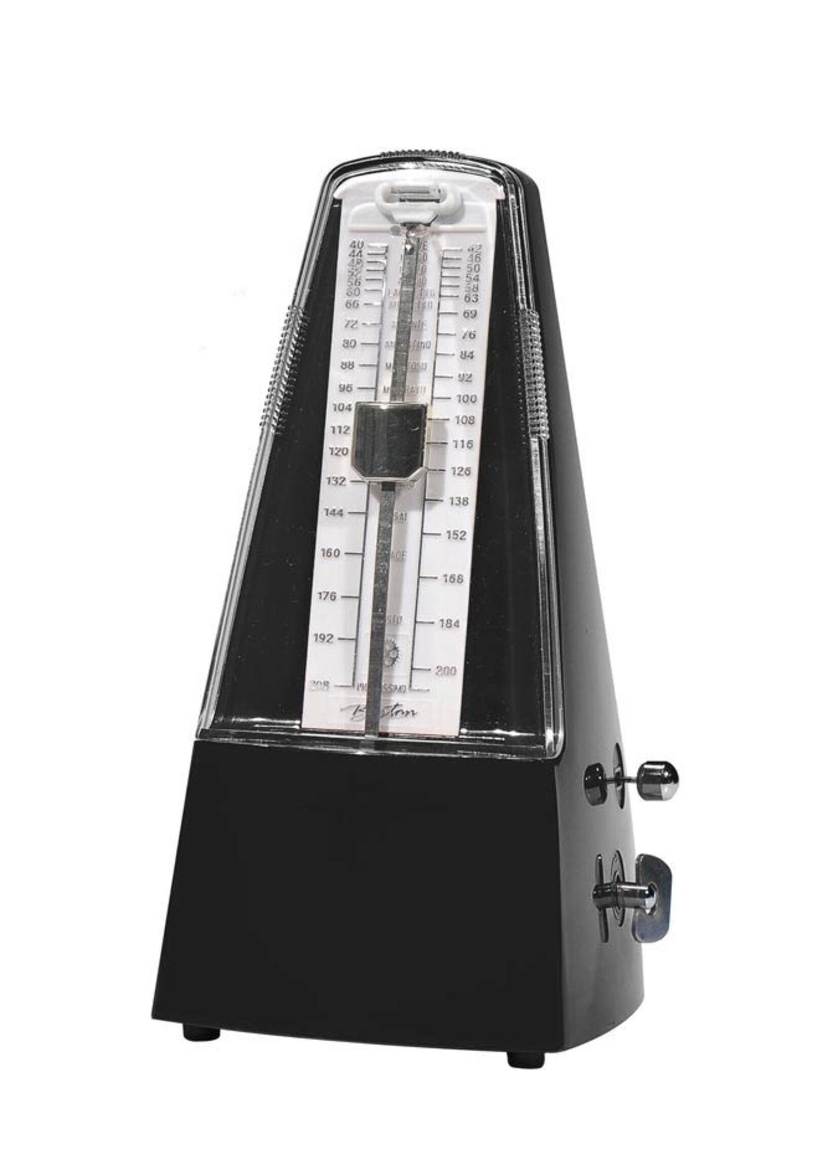 Boston  BMM-60-BK| Boston analoge metronoom met bel- (0-2-3-4-6) 40-208 bpm
